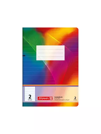 BRUNNEN VERLAG | Cahier A5 Ligné 10mm 40 Feuilles | 